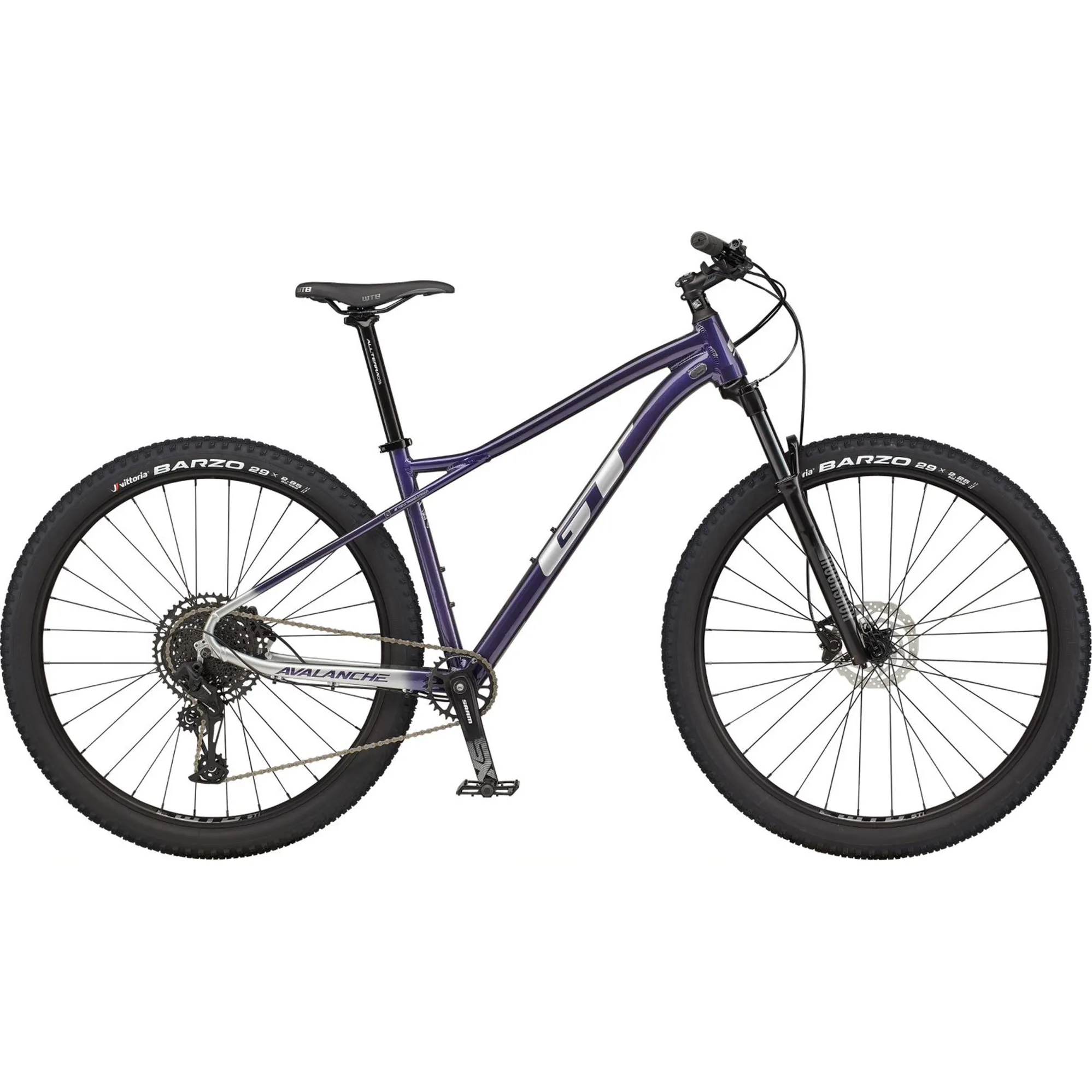 GT Avalanche Expert 29er Hardtail Mountain Bike Deep Purple