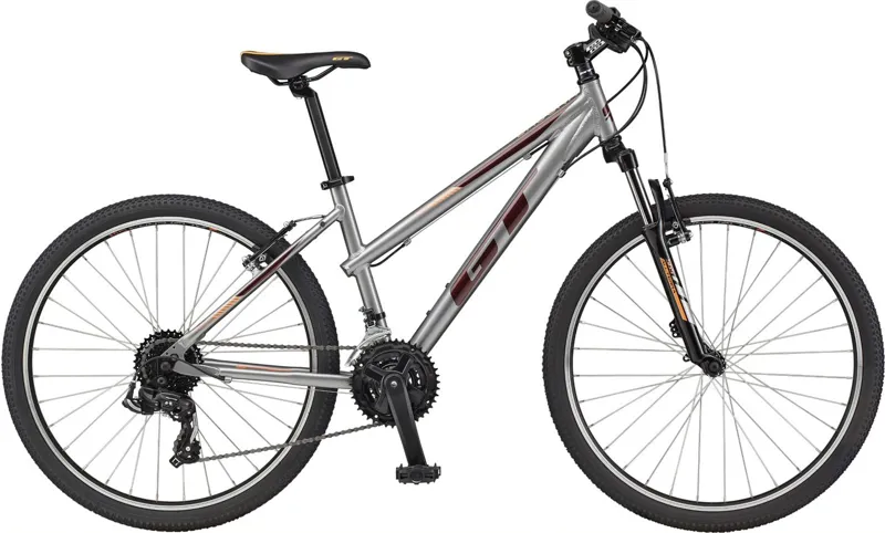 GT Laguna 26w 2021 Womens Hardtail Mountain Bike - Gloss Silver