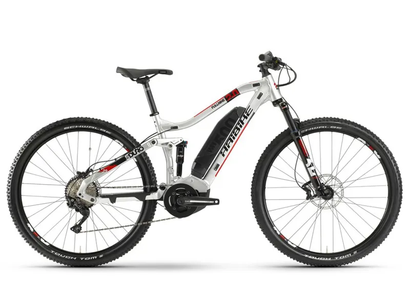 Haibike Sduro Fullnine 2.0 2020 Electric MTB Silver Red Black