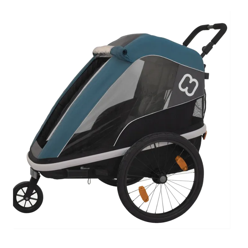 Hamax Avenida Single Child Trailer - Petrol Blue-1