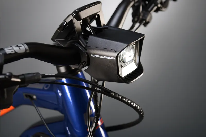 Haibike Sduro Trekking 5.0 2020 Electric Urban Bike - Blue/Orange-5