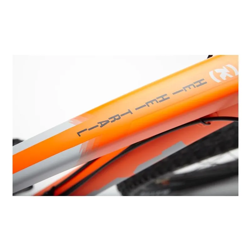 Kona Hei Hei Trail 27.5 2019 Full Suspension MTB Bike - Gray/Orange-1