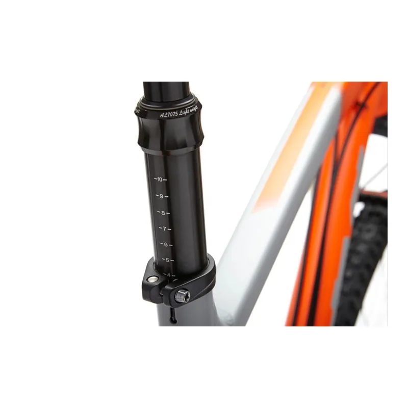 Kona Hei Hei Trail 27.5 2019 Full Suspension MTB Bike - Gray/Orange-4