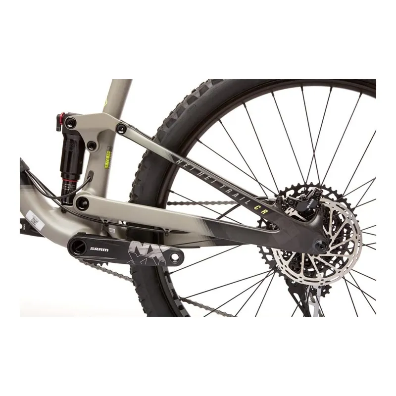 Kona Hei Hei Trail CR 27.5 2019 Full Suspension MTB Bike - Gray/Black-8