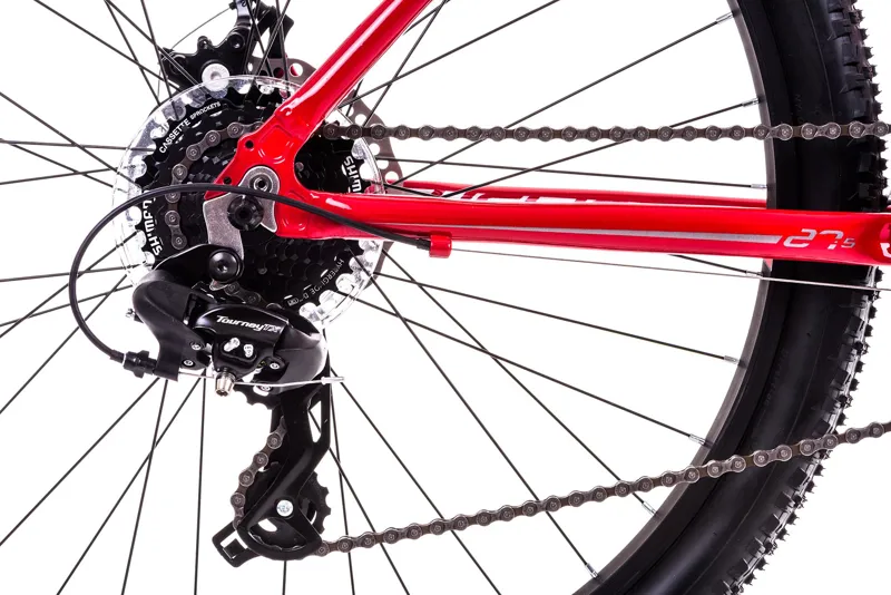 Raleigh Helion 3.0 27.5 inch 2019 Hardtail Mountain Bike - Red-4