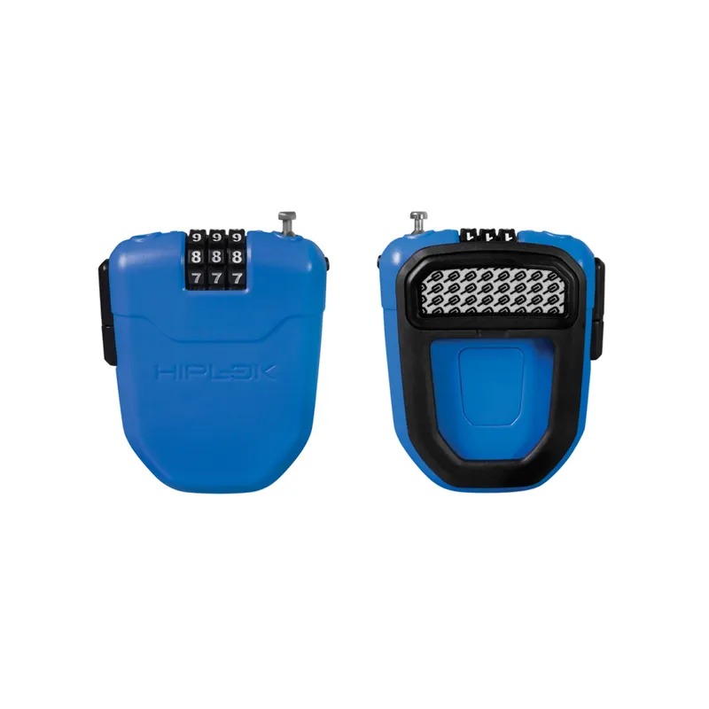 HipLok FX Wearable Retractable Combination Lock - Cyan - 100cm
