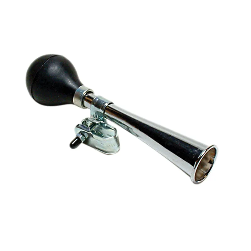 Oxford 7 Inch Junior Size Bulb Horn - Silver