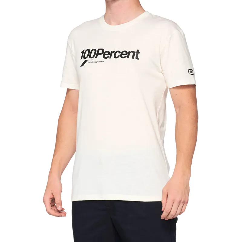 100 Percent Scroll Tech T-Shirt - Chalk
