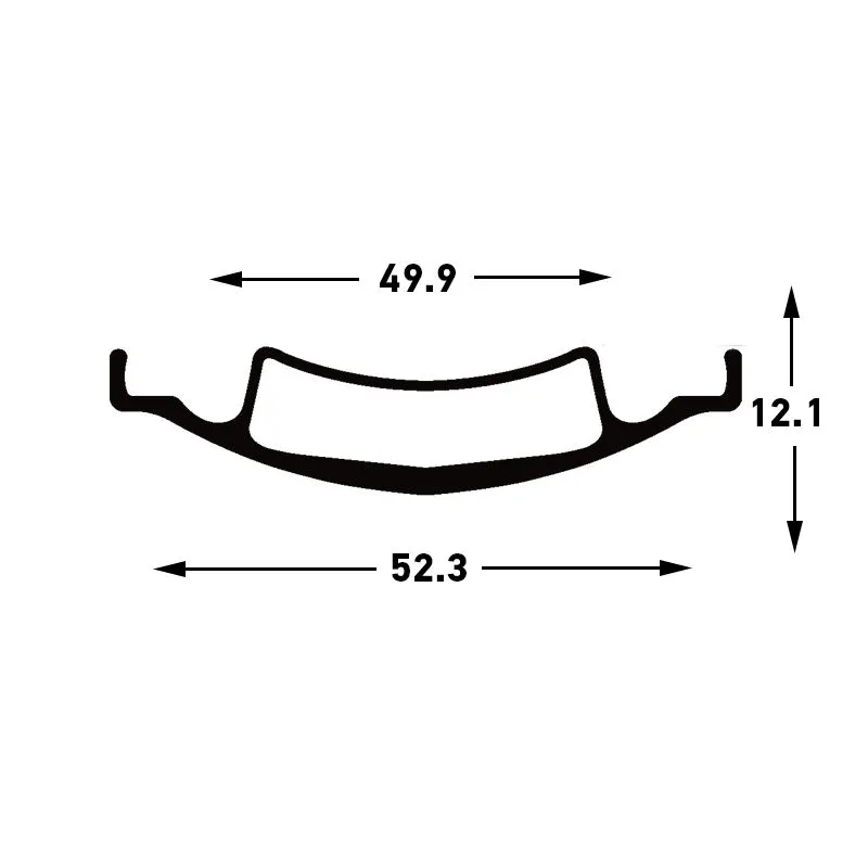 Stans No Tubes ZTR Hugo Fat Bike Rim - Black - 27.5 32H-2