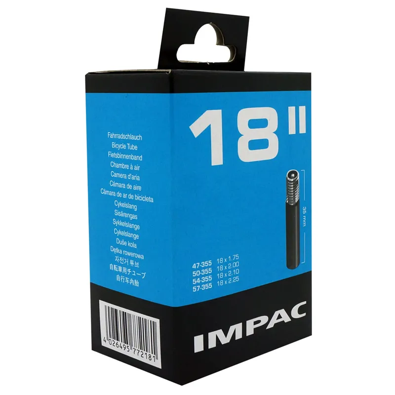 Schwalbe Impac AV18 18 x 1.75/2.25 Inner Tube - Schrader