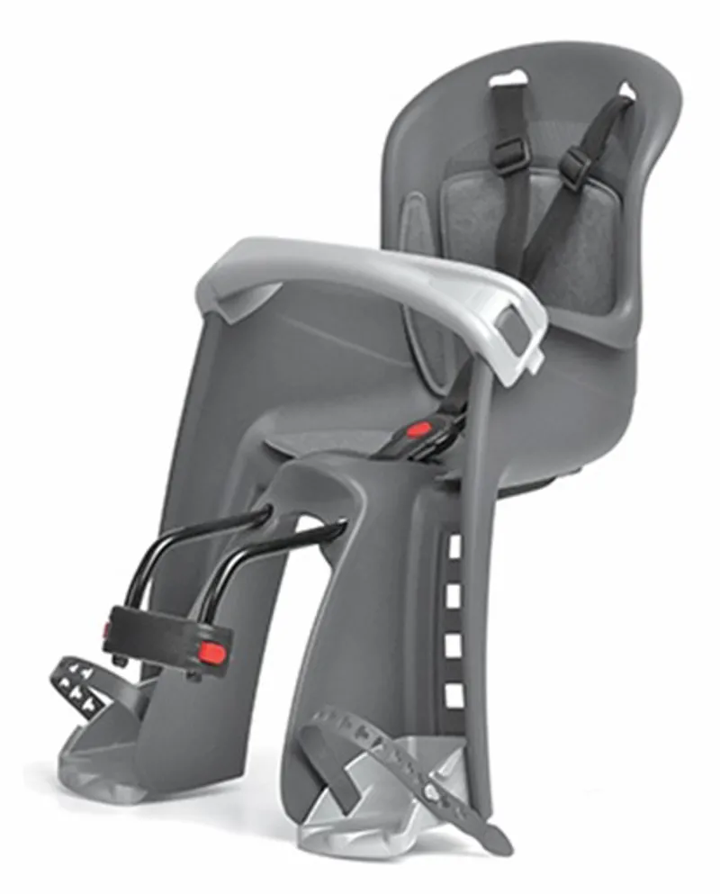 Polisport Bilby Junior Front Seat Tube Fixing Childseat - Grey