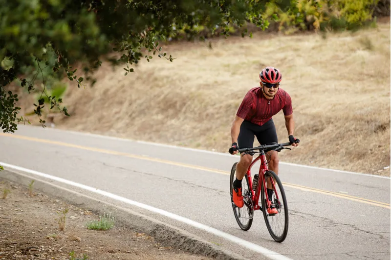 Giant FastRoad Advanced 1 2020 Flat Bar Road Bike - Gloss Metallic Red-6