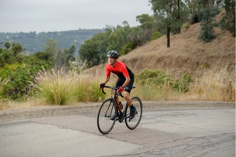 Giant Contend 1 2020 Road Bike - Gloss Grey/Black/Orange-6