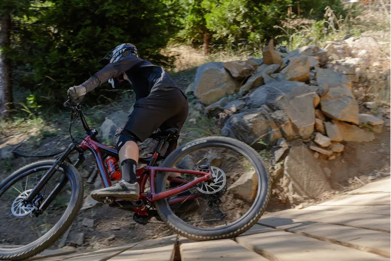 Giant Reign 29 SX 2020 Full Suspension Mountain Bike - Red-5