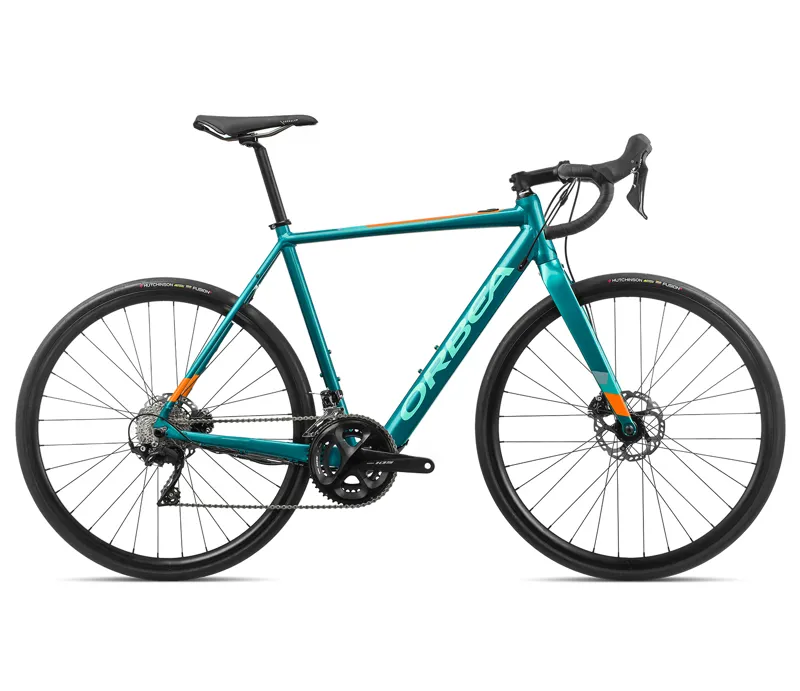 Orbea Gain D30 2020 Electric Road Bike - Turquoise/Orange