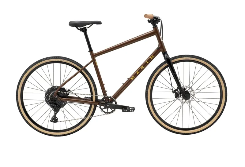 Marin Kentfield 2024 Hybrid Bike Brown
