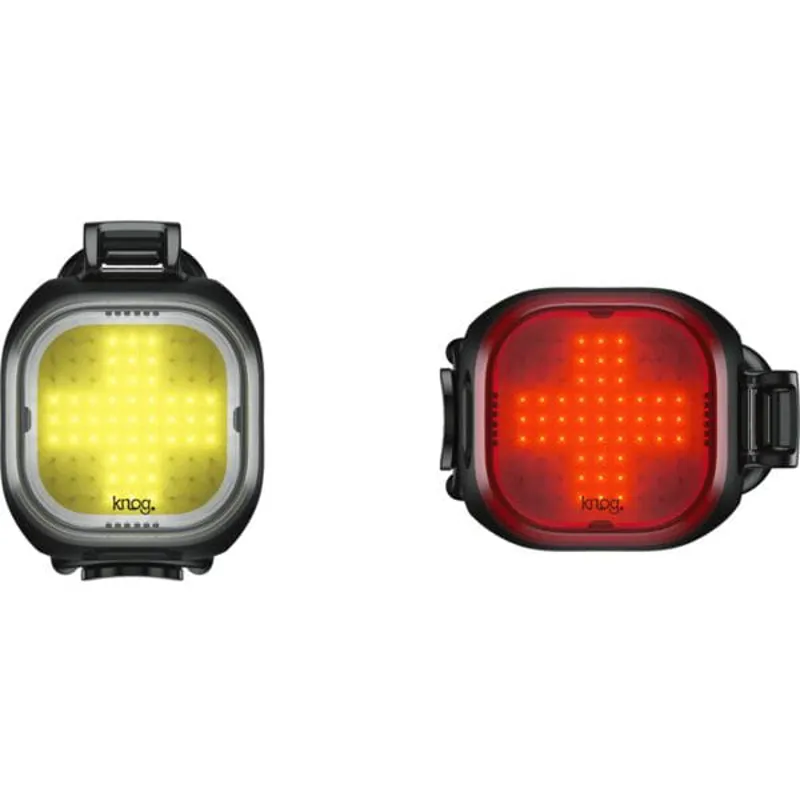 Knog Blinder Mini Cross USB Light Twinpack - Black