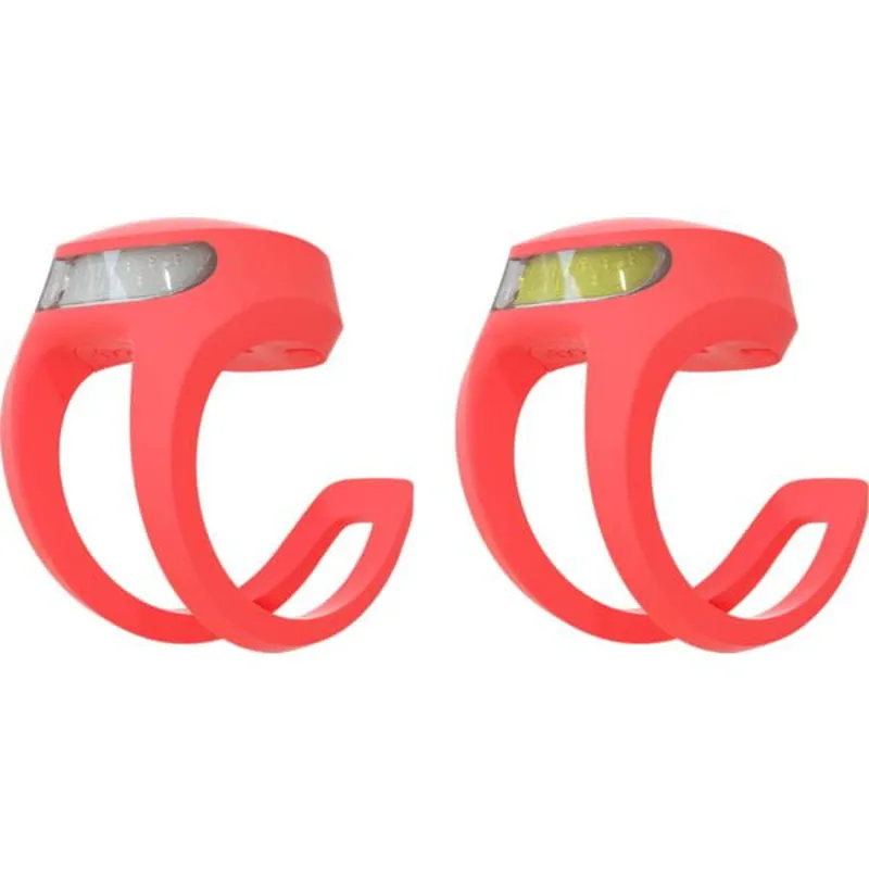 Knog Frog V3 Twinpack USB Light Set - Tequila Sunrise