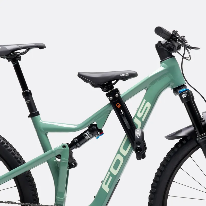 Kids Ride Shotgun MTB Front Children's Bike Seat - Black