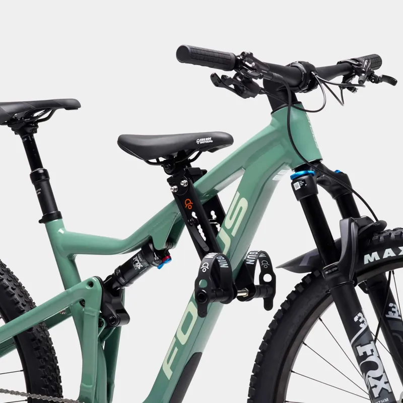 Kids Ride Shotgun MTB Front Children's Bike Seat - Black-1