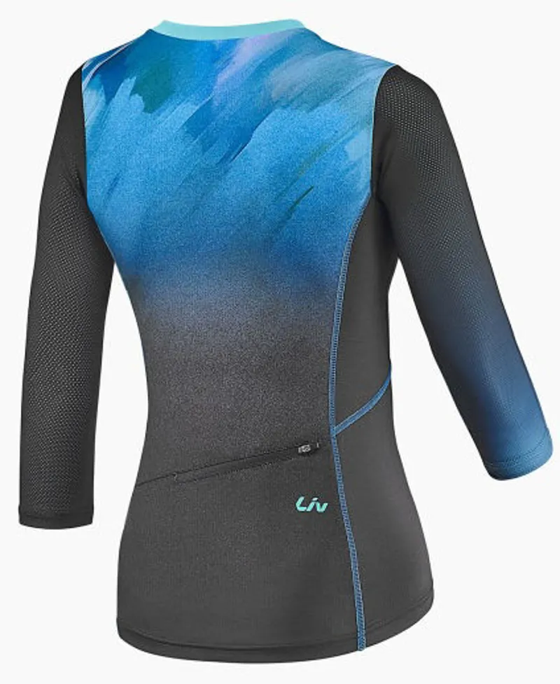Liv Sumi Womens 3/4 Jersey - Black/Blue-1