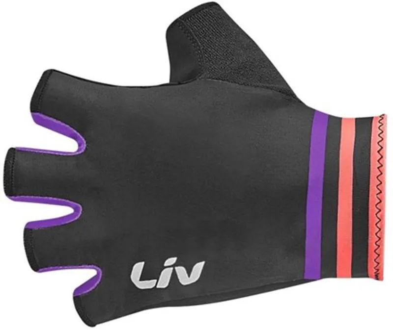 L Liv Race Day Womens Short Finger Cycling GlovesBlackS M 