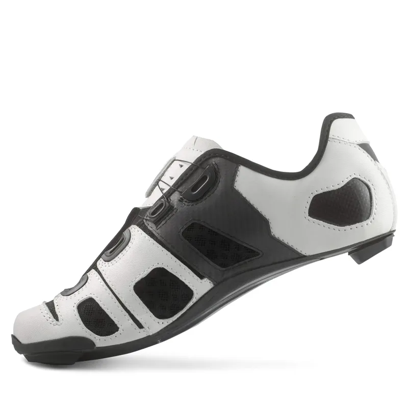 Lake CX242 CFC Carbon Road Shoes - Wide Fit - White/Black-1