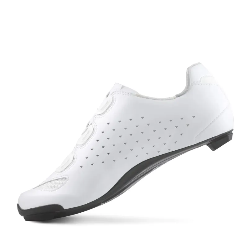 Lake CX238 Carbon Road Shoes - Wide Fit - Clarino White-1