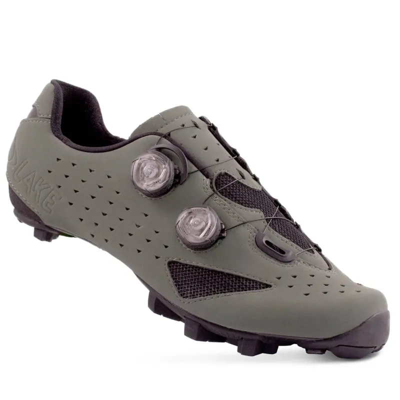 Lake MX238 BOA Wide Fit Gravel Shoes - Beetle Green