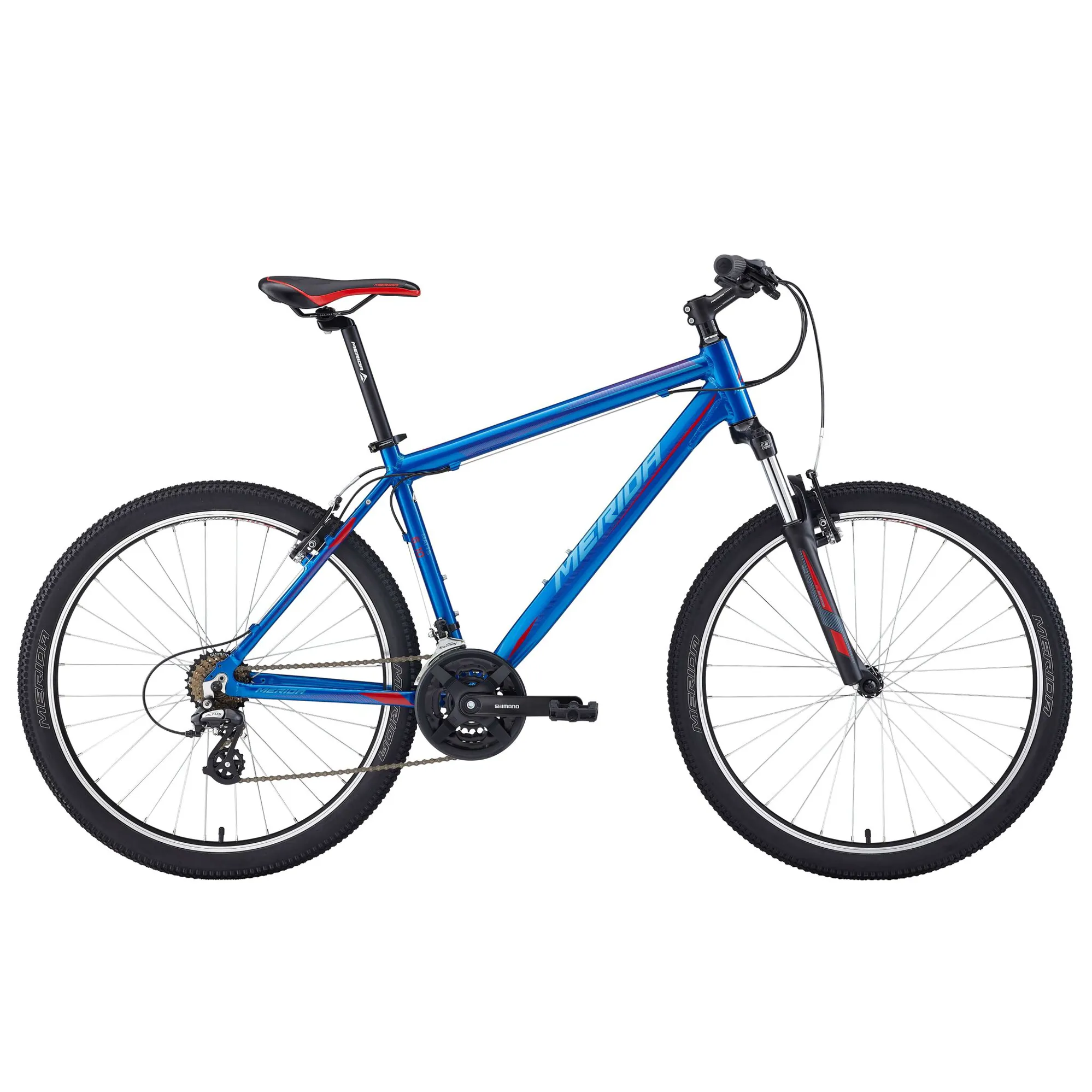 Merida Matts 10 V 2019 Hardtail Mountain Bike Blue Red