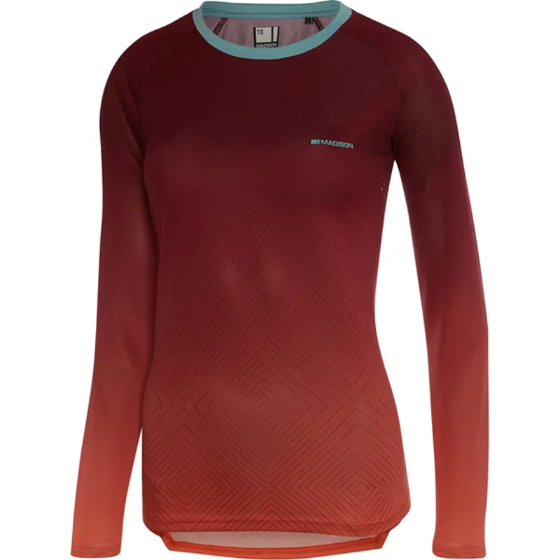 Madison Flux Enduro Womens Long Sleeve Jersey - Red
