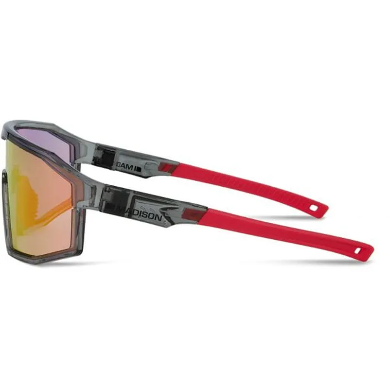 Madison Enigma Glasses - Matt Black/Pink Rose Mirror-2