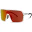 Mad Crypto Sunglasses - Gloss White - Fire Mirror/Amber/Clear Lens Pack
