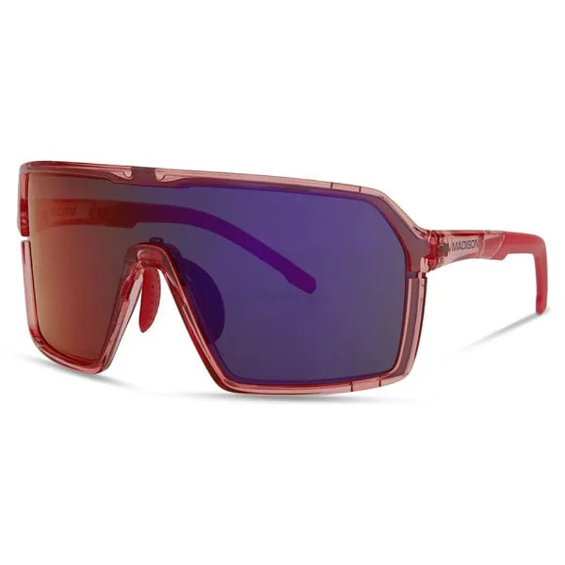 Madison Crypto Glasses - Crystal Rose - Purple Mirror Lens