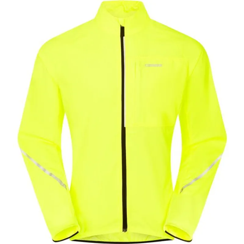 Madison Freewheel Packable Windproof Men's Jacket - Hi-Viz Yellow