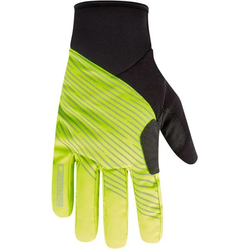 Madison Stellar Reflect Waterproof Long Finger Gloves - Hi-Viz Yellow