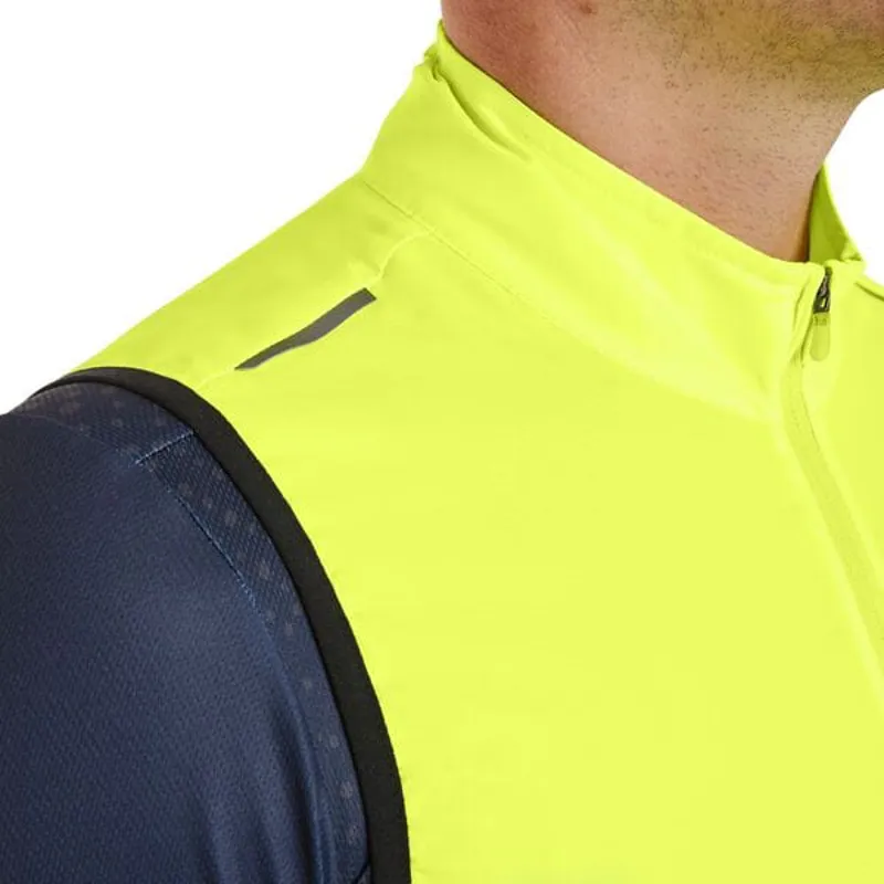 Madison Stellar Reflective Windproof Men's Gilet - Hi-Viz Yellow-7