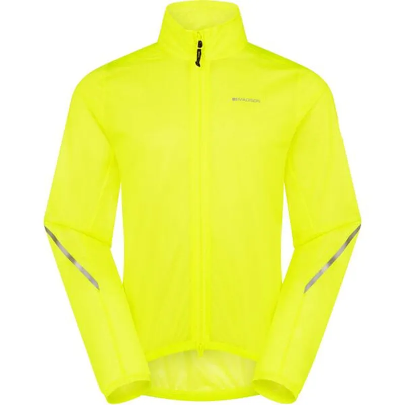 Madison Flux 2L Ultra-Packable Waterproof Men's Jacket - Hi-Viz Yellow