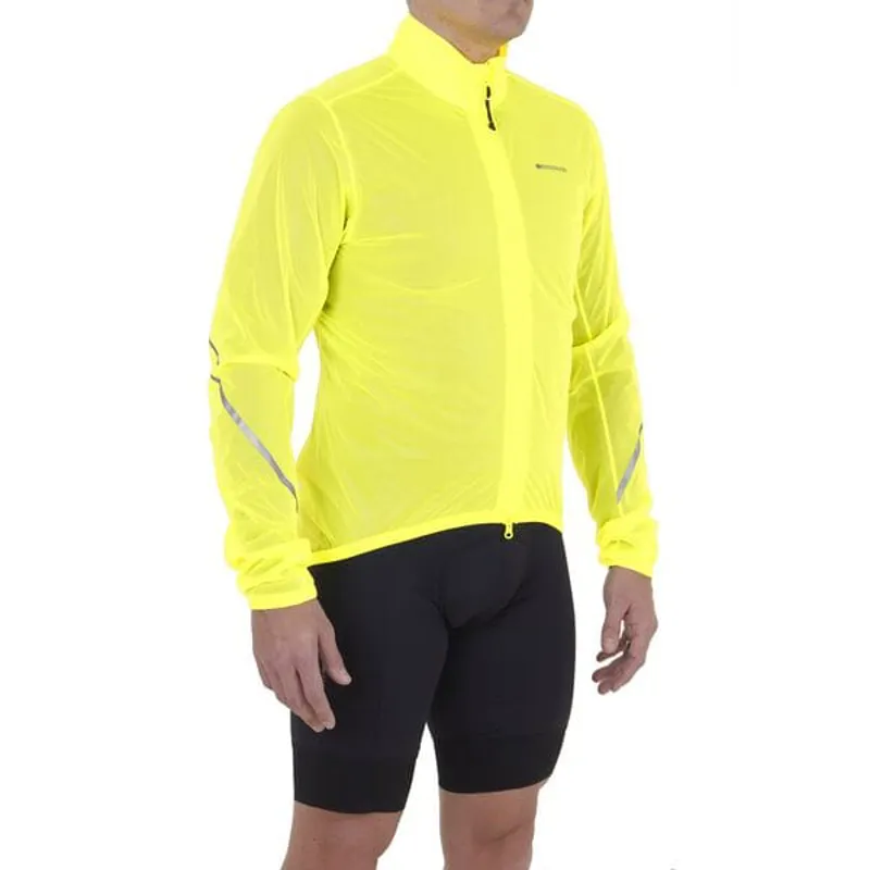 Madison Flux 2L Ultra-Packable Waterproof Men's Jacket - Hi-Viz Yellow-2
