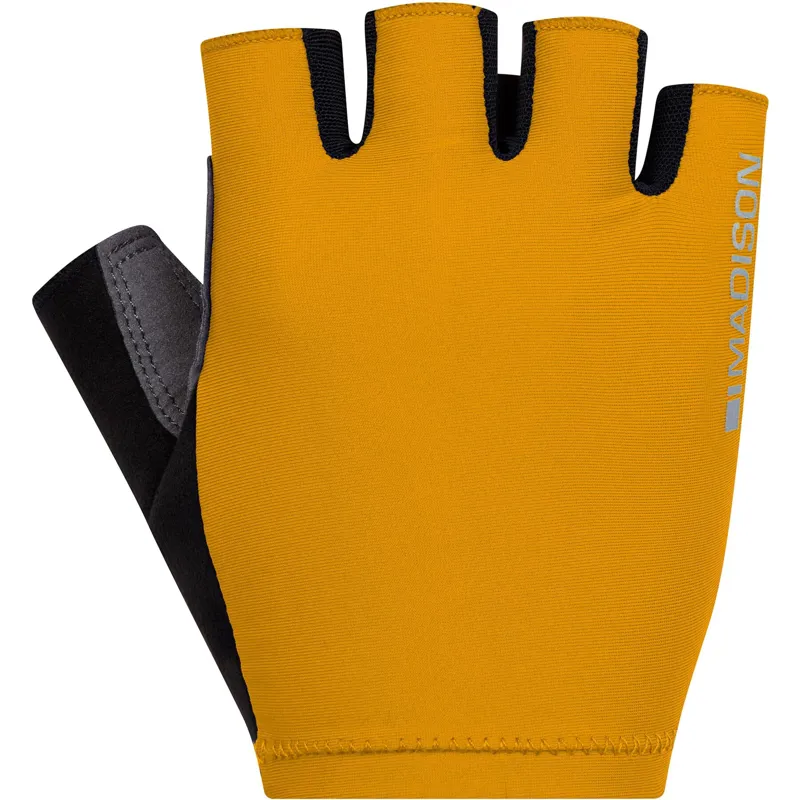 Madison Freewheel Short Finger Gloves - Mango Orange