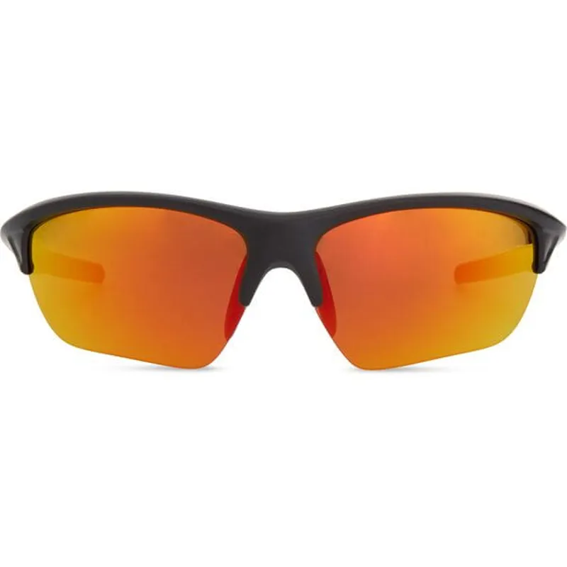 Madison Mission II Sunglasses - Matt Black/Fire Mirror Lens-3