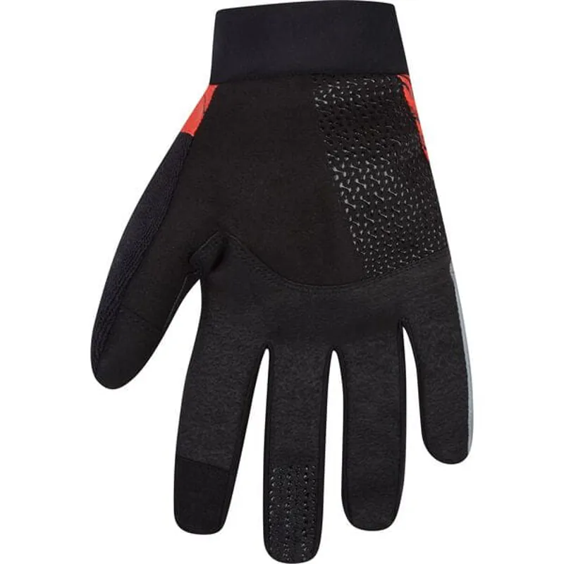 Madison Flux Trail Waterproof Long Finger Gloves - Magma Red-1