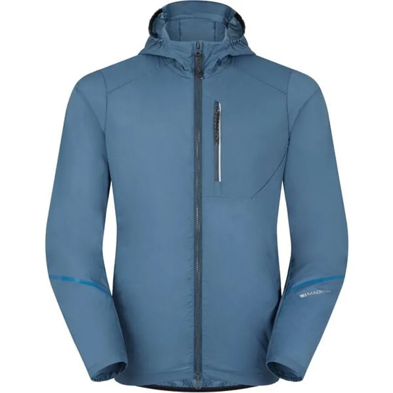 Madison Roam Lightweight Windproof Packable Men's Jacket - Lake Blue