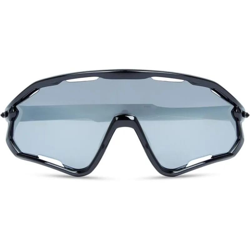 Madison Code Breaker II Sunglasses - Gloss Black - Silver Mirror Lens-4