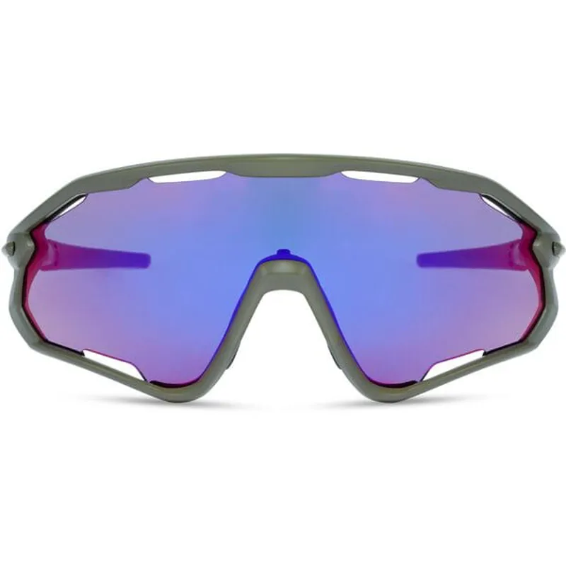 Madison Code Breaker II Sunglasses - Midnight Green - Purple Mirror Lens-3