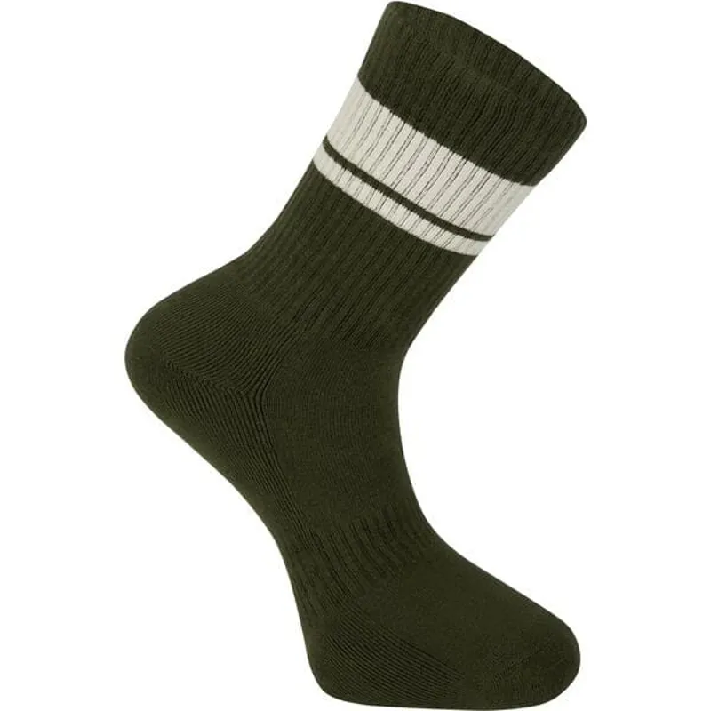 Madison Roam Crew Socks - Midnight Green