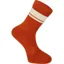 Madison Roam Crew Socks - Rust Orange