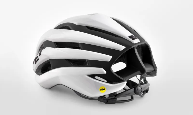 Met Trenta Mips Road Helmet - White/Black-2