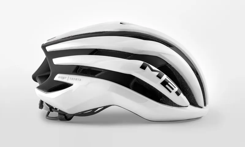 Met Trenta Mips Road Helmet - White/Black-1