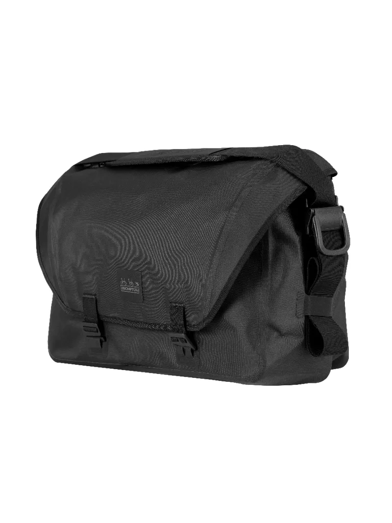 Brompton Metro Waterproof 20L Messenger Bag with Frame - Black-1